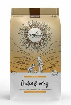 Kraftia CRAFTIA NATURA DOG Puppy S Chick. &Turkey 640g