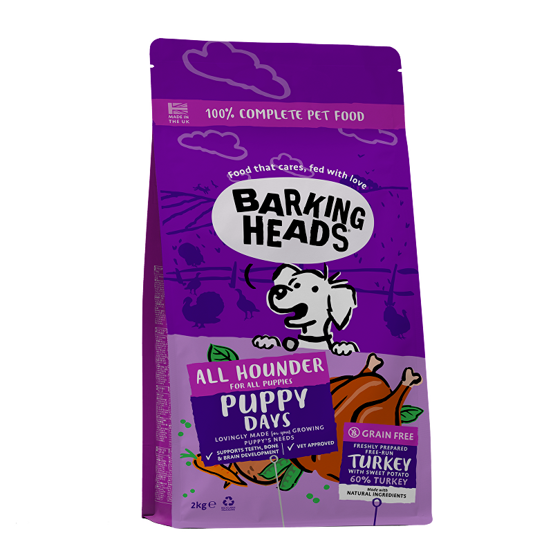 BARKING HEADS Puppy Days NEW 2kg