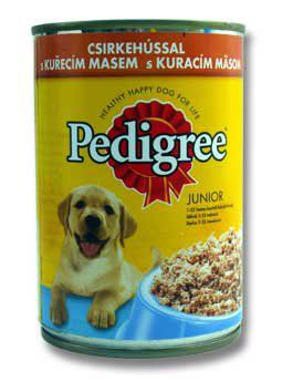 Pedigree Junior kuracie konzervy 400g