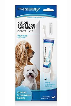 Francodex Dental Kit zubná kefka + zubná pasta 70g