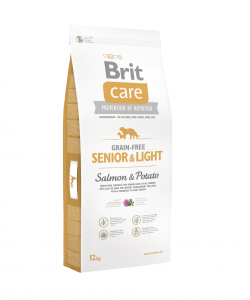 Brit Care Dog Grain-free Senior Salmon & Potato 12kg