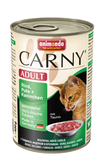 Animonda Cons. cat Adult hovädzie/krůta/králik 200g