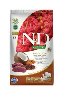 N&D Quinoa DOG Skin & Coat Venison & Coconut 2,5g