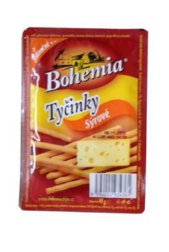 Cukrovinky Syrové tyčinky Bohemia 85g