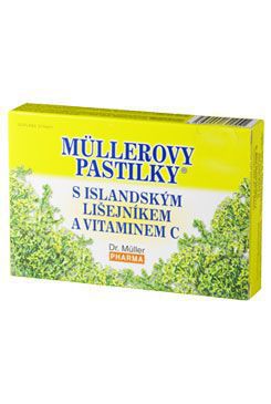 Dr.Muller Pharma Pastilky s islandským lišajníkom 24ks