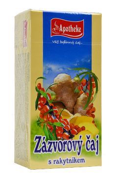 Čaj Apotheke Zázvor a rakytník 20 sáčkov