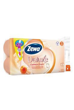 Toaletný papier ZEWA Deluxe Aqua Tube Peach 3V 8ks