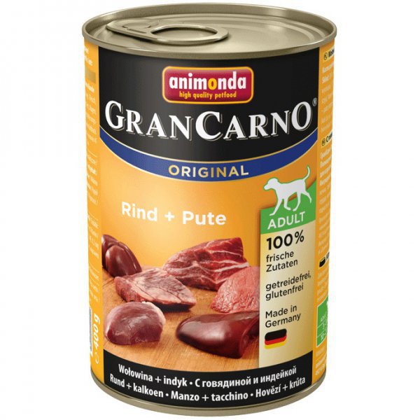 Animonda GRANCARNO cons. ADULT hovädzie/krôčie mäso 400g