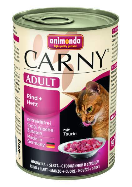 Animonda cons. cat Adult hovädzie srdce 400g