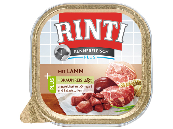 Rinti Dog jahňacie mäso + hnedá ryža 300g