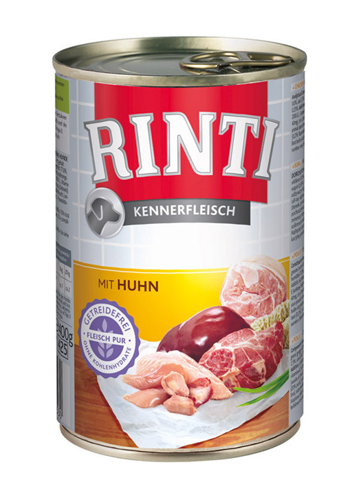 Rinti Dog kuracie konzervy 400g