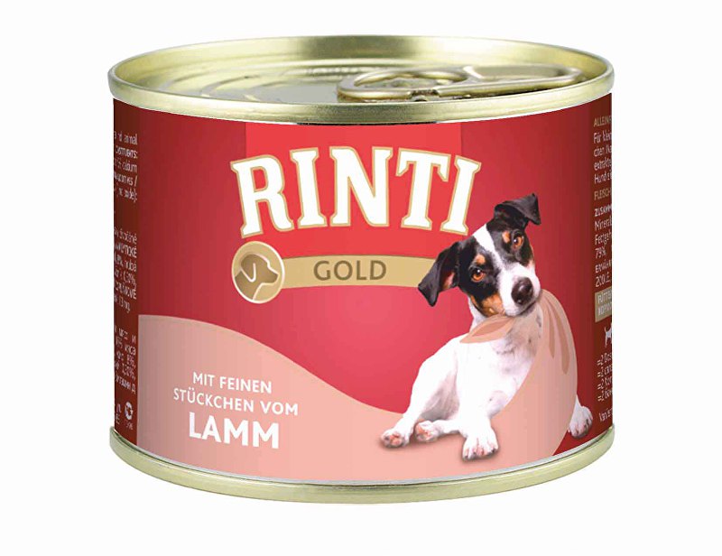 Rinti Dog Gold jahňacia konzerva 185g