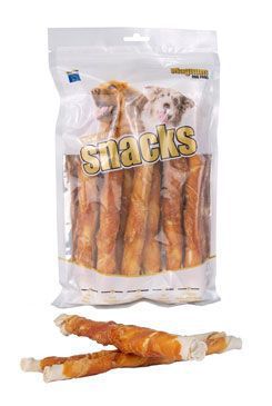 Magnum Chicken Roll on Rawhide stick 500g