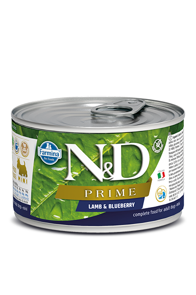 N&D DOG PRIME Adult Lamb & Blueberry Mini 140g