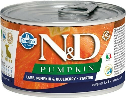 N&D DOG PUMPKIN Starter Lamb & Blueberry Mini 140g