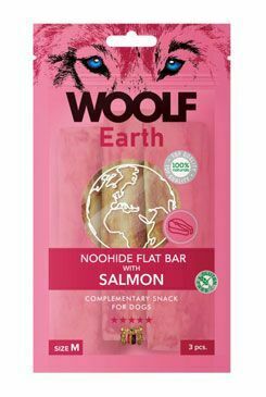 Woolf pochúťka Earth NOOHIDE M Salmon 90g