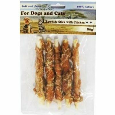 Delikatesa Buffalo skin stick s kuracím mäsom 80g