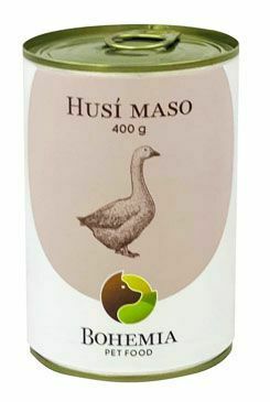 BOHEMIA Husacie mäso vo vlastnej šťave 400g