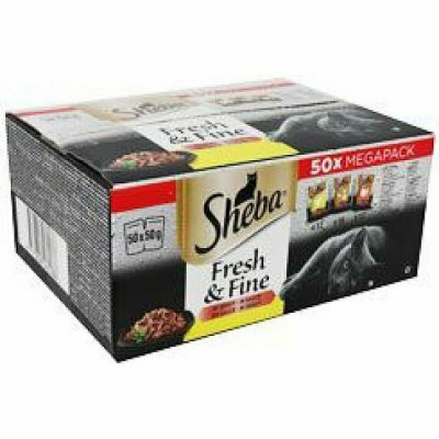 Sheba vrecko Fresh&Fine výber hydiny 50x50g