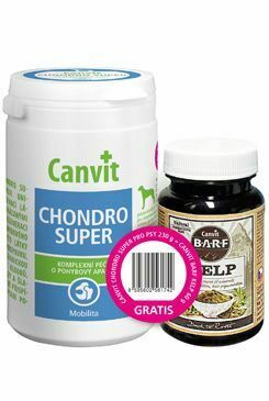 Canvit Chondro Super 230g+Canvit BARF Kelp pre psov 60g