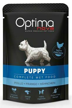 Optima Nova Dog Puppy kuracia kapsička 300g