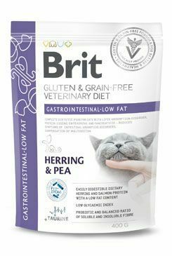 Brit VD Cat GF Gastrointestinálny - nízky obsah tuku 400g