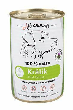 Všetky zvieratá DOG králik mletý 400g