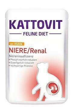 Kattovit Cat Niere/Renal chicken pocket 85g