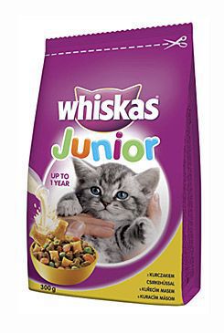 Whiskas Dry Junior s kuracím mäsom 300g