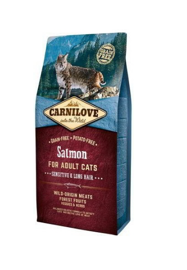 Carnilove Cat Salmon for Adult Sensitiv & LH  6kg