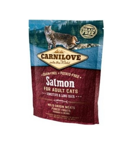 Carnilove Cat Salmon for Adult Sensitiv & LH  400g