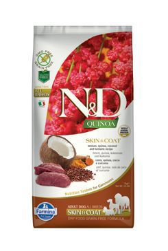 N&D Quinoa DOG Skin & Coat Venison & Coconut 7kg