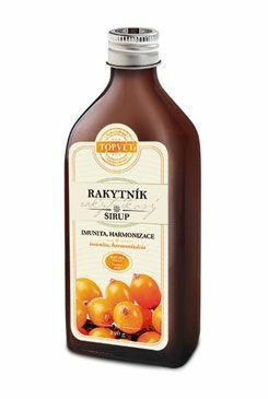 Rakytníkový sirup na podporu imunity 300g TOPVETglass