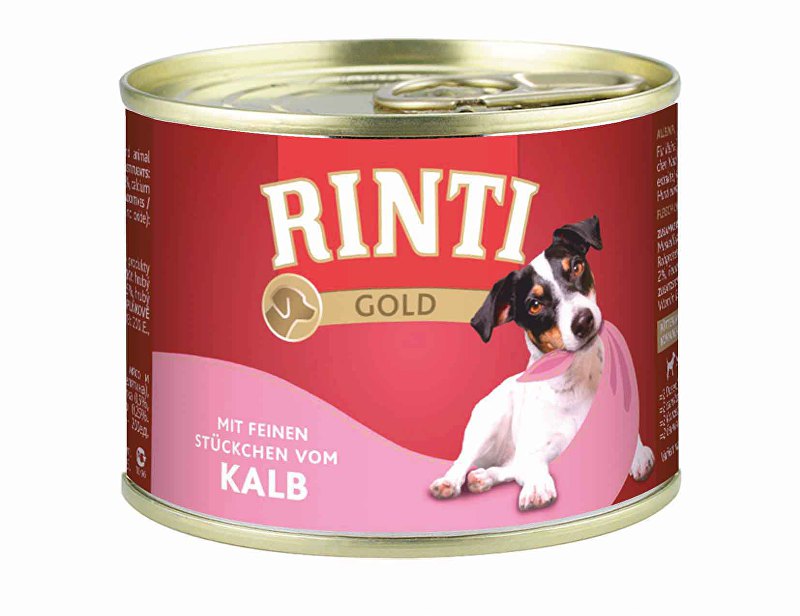 Rinti Dog Gold teľacia konzerva 185g