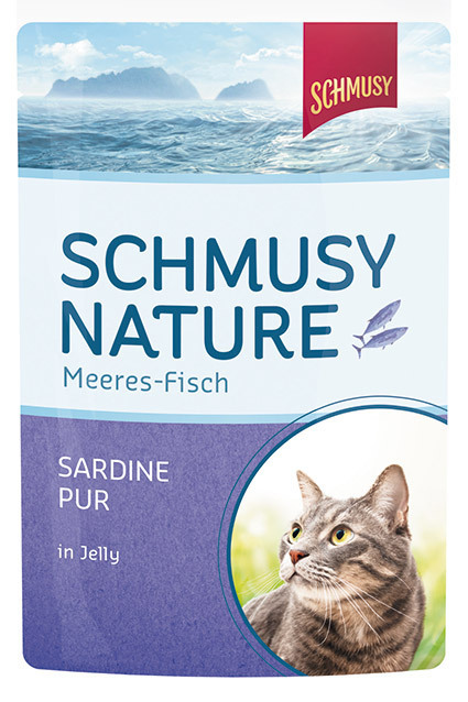 Schmusy Cat Pocket Fish sardinky v želé 100g