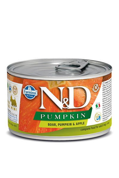 N&D DOG PUMPKIN Adult Boar & Apple Mini 140g