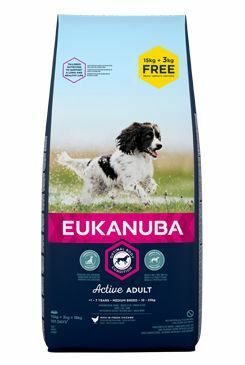 Eukanuba Dog Adult Medium 18kg BONUS