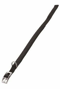 Obojok pre psov SOFT NYLON čierny 20mm/45cm Zolux