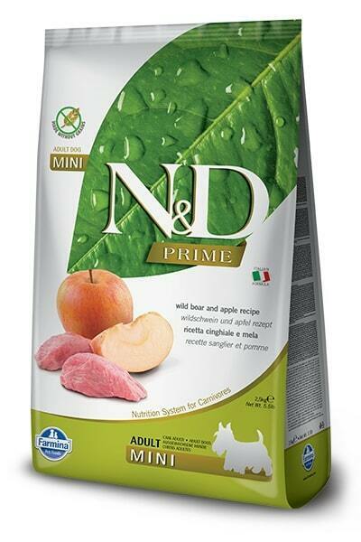 N&D PRIME DOG Adult Mini Boar & Apple 7kg