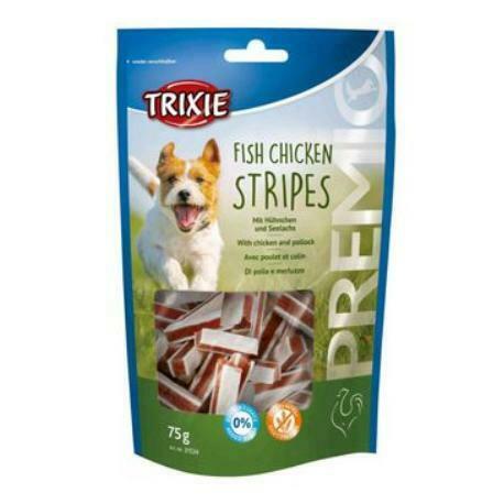 Trixie Premio STRIPES prúžky kuracie a losos 75g TR