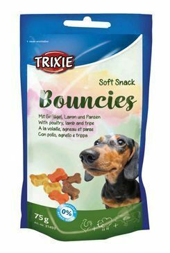 Trixie BOUNCIES mini kocky kuracie/jahňacie/zrážkové 75g