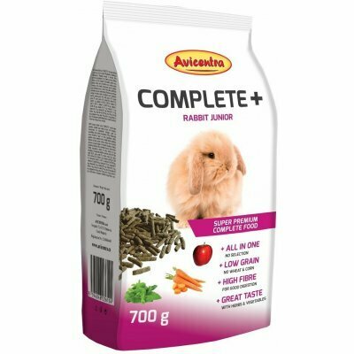 Avicentra COMPLETE+ králik junior 700g