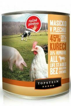 Topstein Mäso v plechovke - kuracie 800g