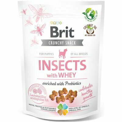 Brit Care Dog Crunchy Crack.Insec.Puppy Whey Prob 200g