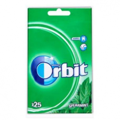 Žuvačky Orbit dragee Spearmint sáčok 25ks n.s.