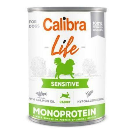 Calibra Dog Life cons.Sensitive Rabbit 400g