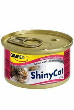 Gimpet cat cons. ShinyCat kuracie mäso+krab 70g