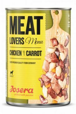 Josera Dog Cons.Meat Lovers Menu Chick.with Carrot400g