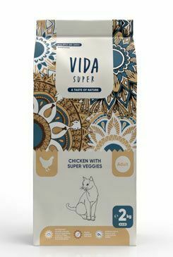 Kraftia VIDA SUPER CAT Adult Chicken & Veggies 2kg