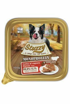 Stuzzy Dog Zápory. Dospelý Monoprot. hovädzie mäso 100g